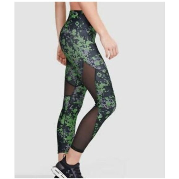 Under Armour heatgear mesh splash camo printed leggings Size Small - Picture 2 of 12